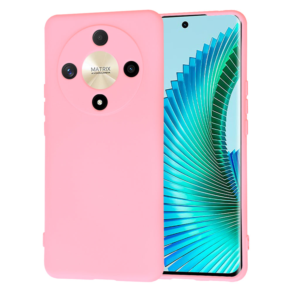 Калъф за Honor Magic6 Lite, Techsuit, SoftFlex, Светлорозов