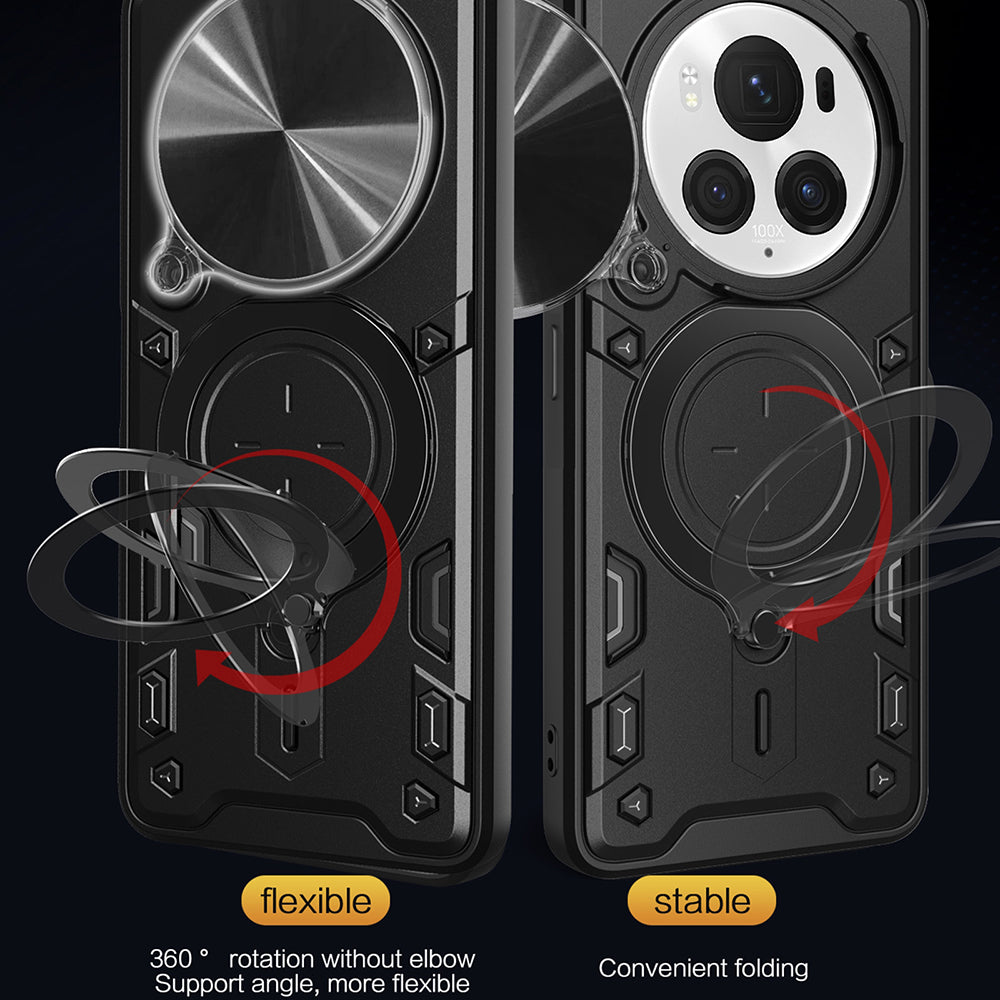 Калъф за Honor Magic6 Pro, Techsuit, CamGuard Pro, Черен
