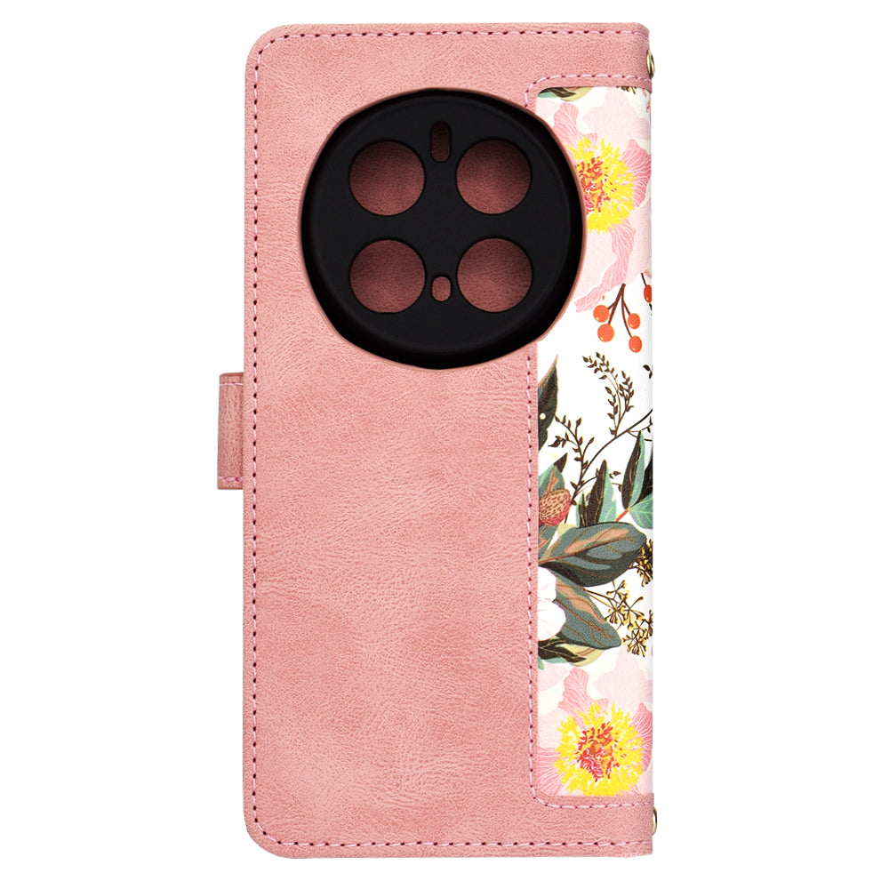 Калъф за Honor Magic7 Pro, Techsuit, FlipCraft, Розов