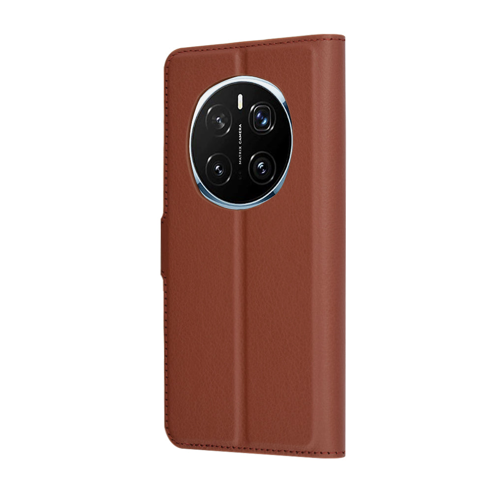 Калъф за Honor Magic7 Pro, Techsuit, Leather Folio, Кафяв