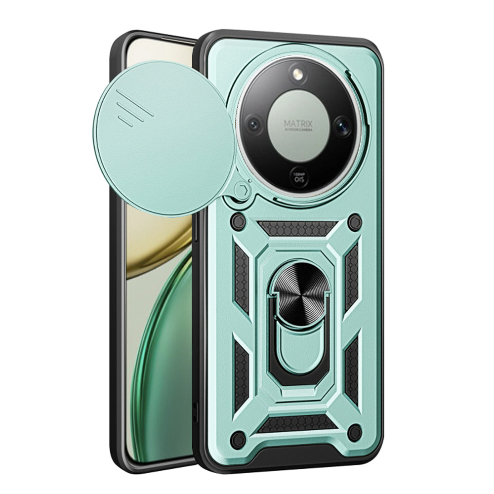 Калъф за Honor Magic8 Lite, Techsuit, CamShield, Зелен