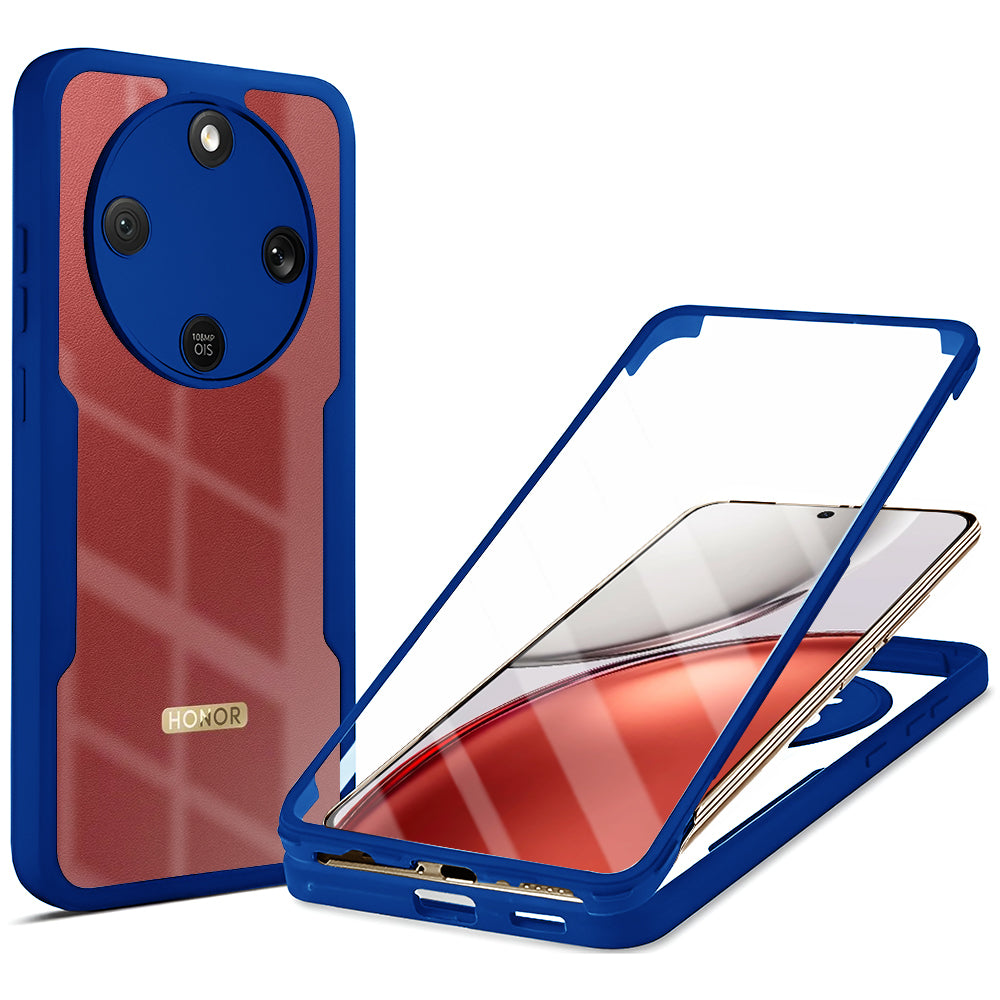 Калъф за Honor Magic8 Lite, Techsuit, ColorVerse 360, Син