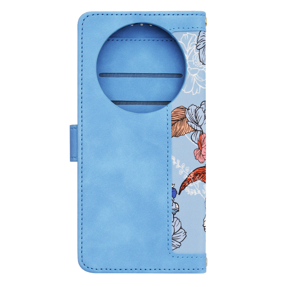 Калъф за Honor Magic8 Lite, Techsuit, FlipCraft, Син