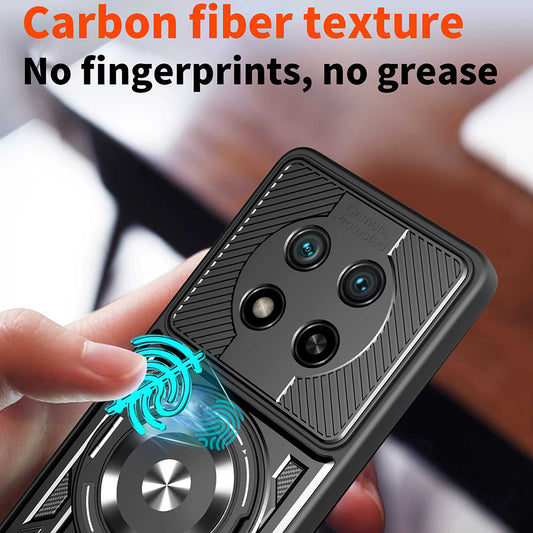 Калъф за Honor Magic8 Lite, Techsuit, RuggedCam, Сив