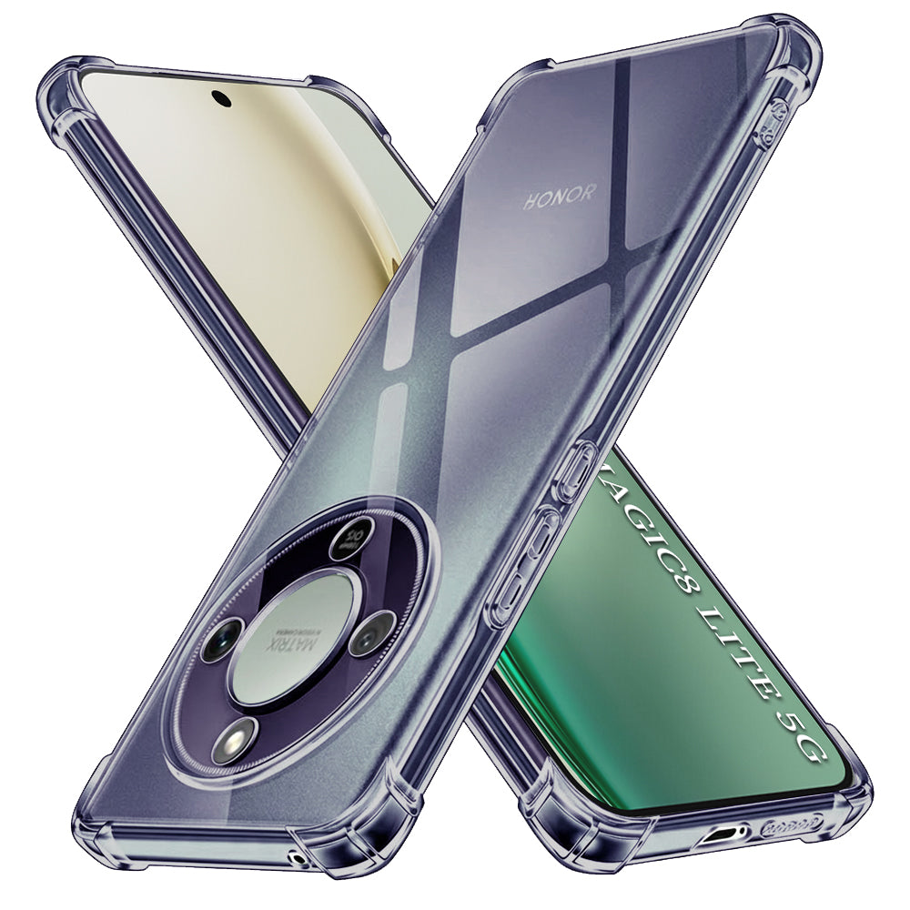 Калъф за Honor Magic8 Lite, Techsuit, Shockproof Clear, Димен