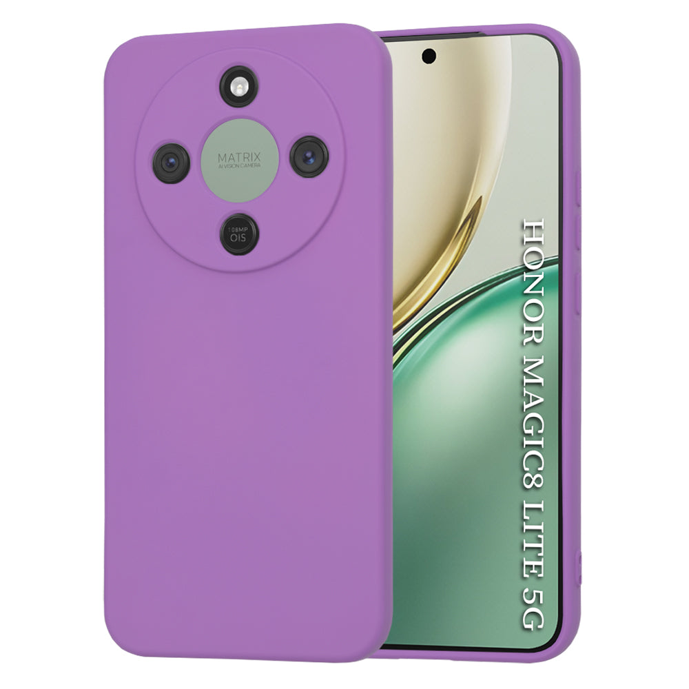 Калъф за Honor Magic8 Lite, Techsuit, SoftFlex, Лилав
