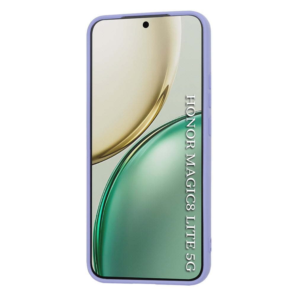 Калъф за Honor Magic8 Lite, Techsuit, SoftFlex, Светло лилав
