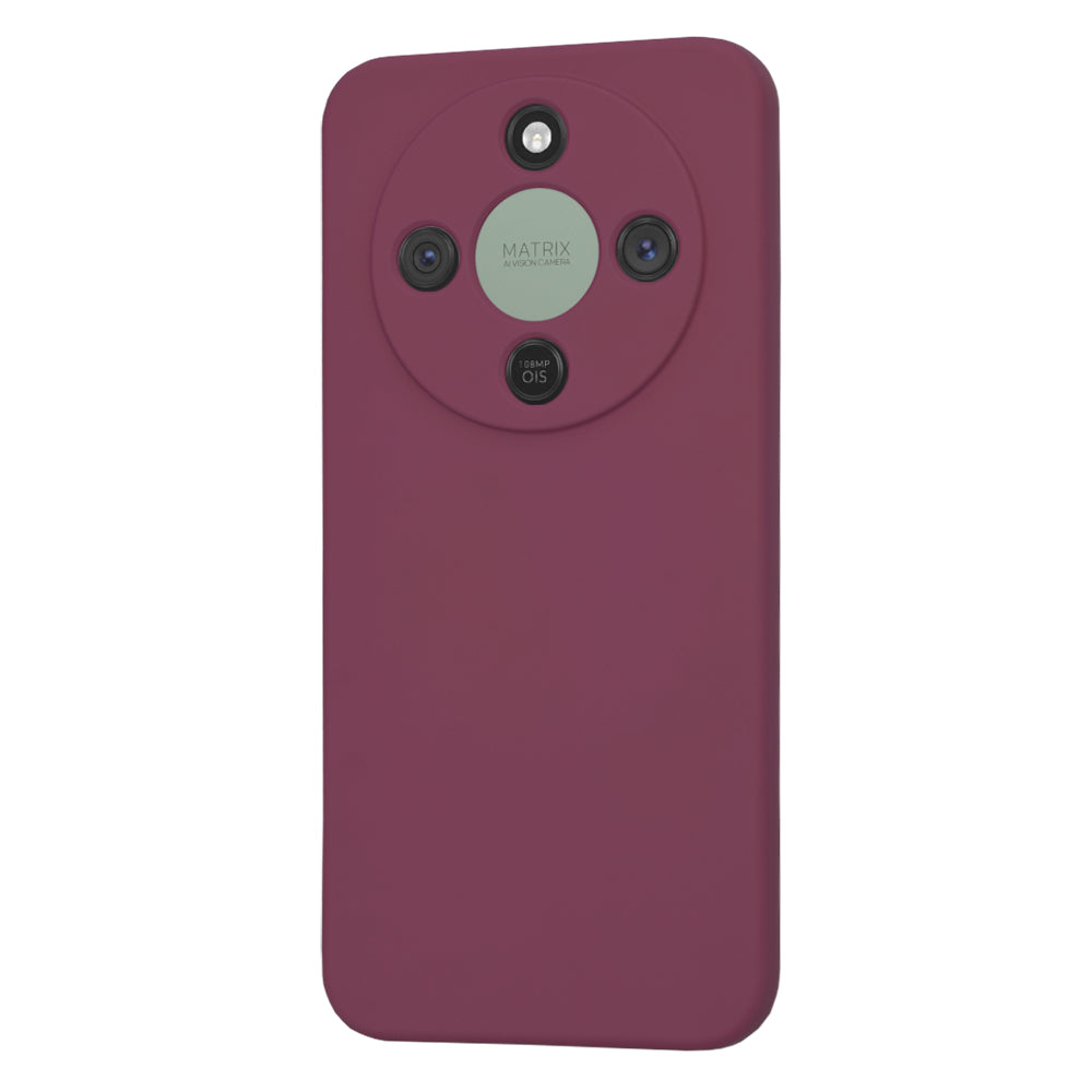 Калъф за Honor Magic8 Lite, Techsuit, SoftFlex, Вишнев