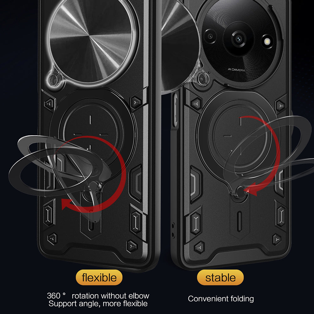 Калъф за Honor Magic8 Pro, Techsuit, CamGuard Pro, Черен