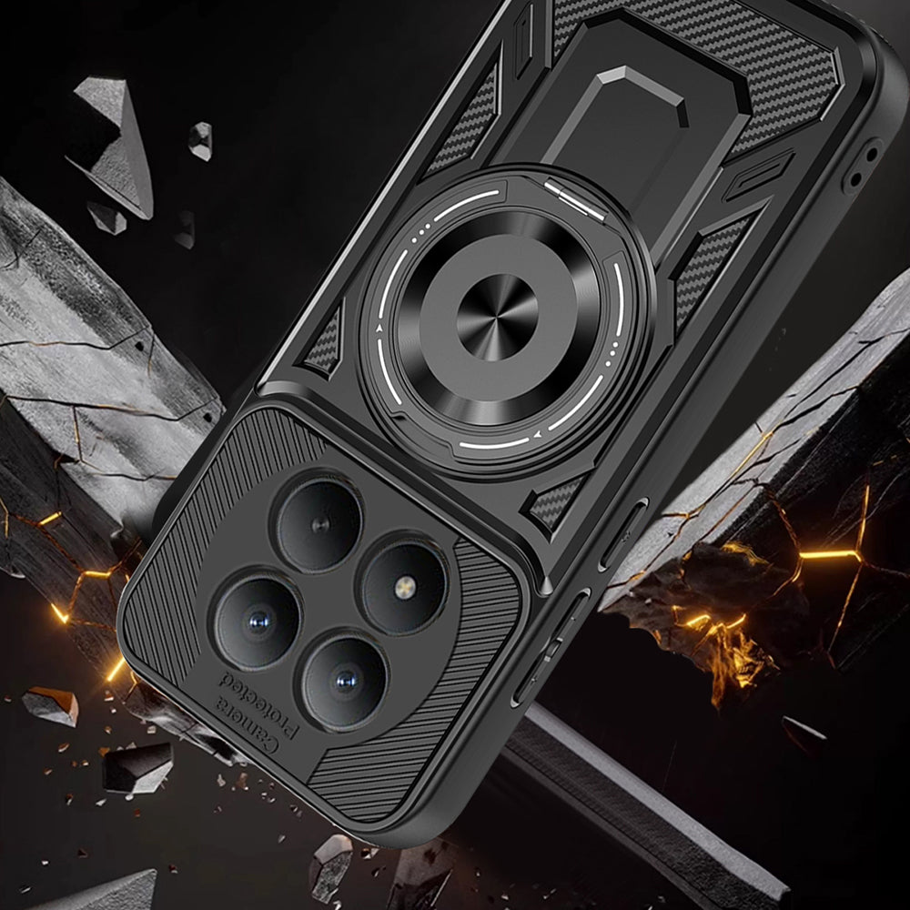 Калъф за Honor Magic8 Pro, Techsuit, RuggedCam, Черен