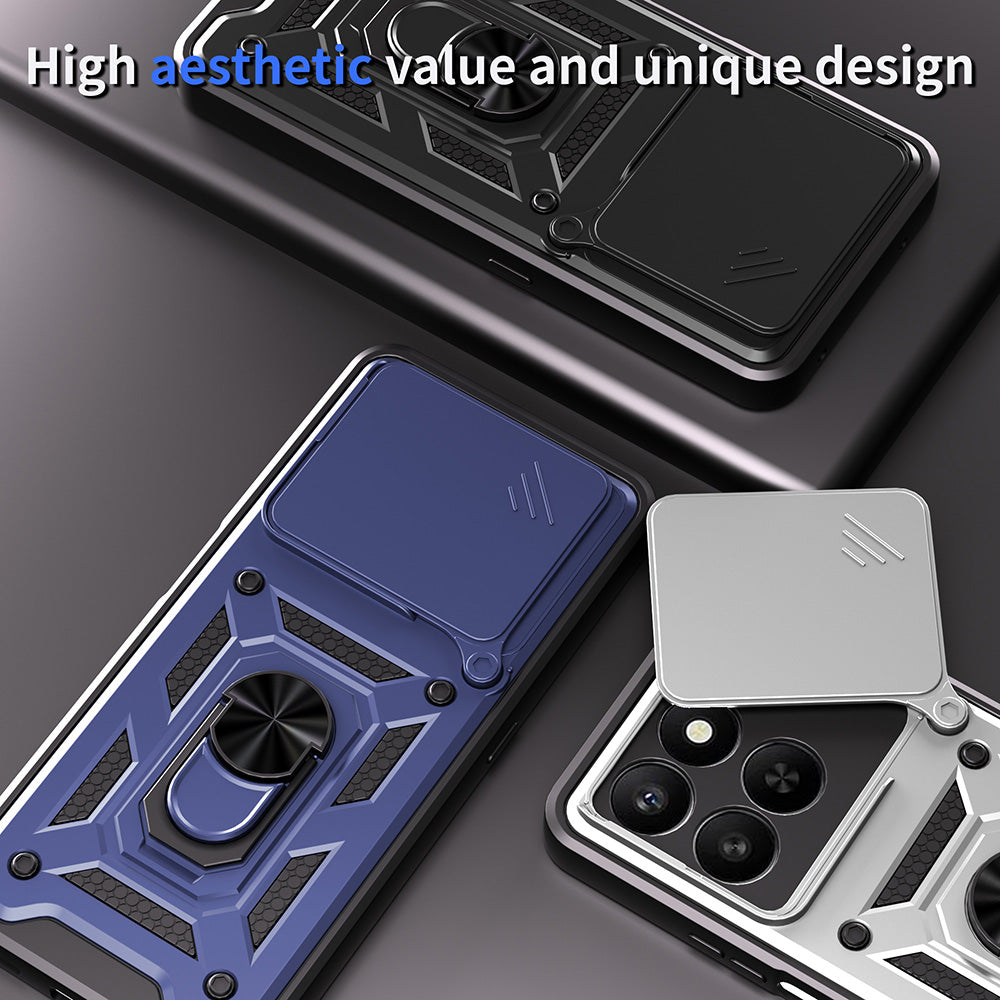 Калъф за Honor X5c Plus, Techsuit, CamShield, Розово Злато