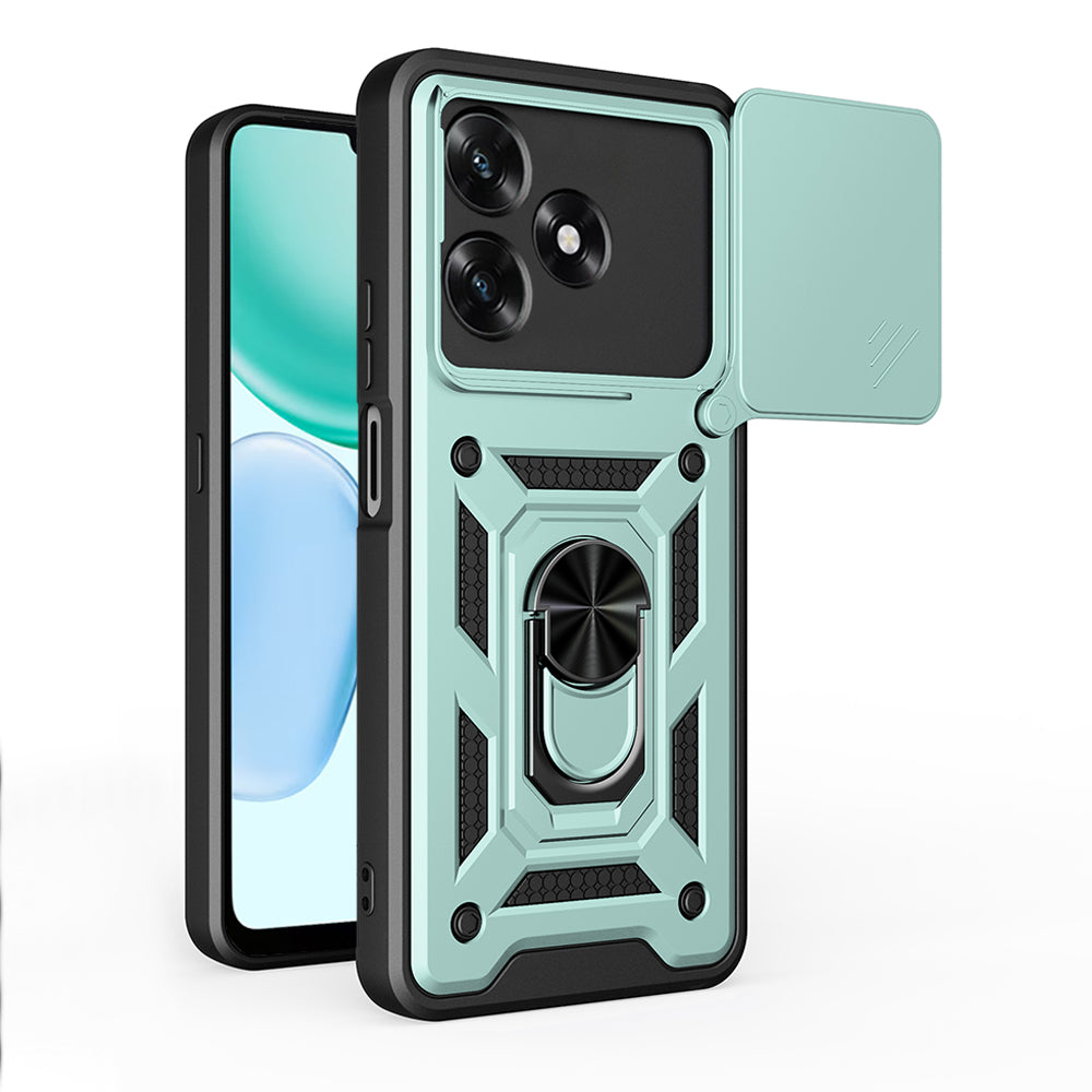 Калъф за Honor X5c Plus, Techsuit, CamShield, Зелен