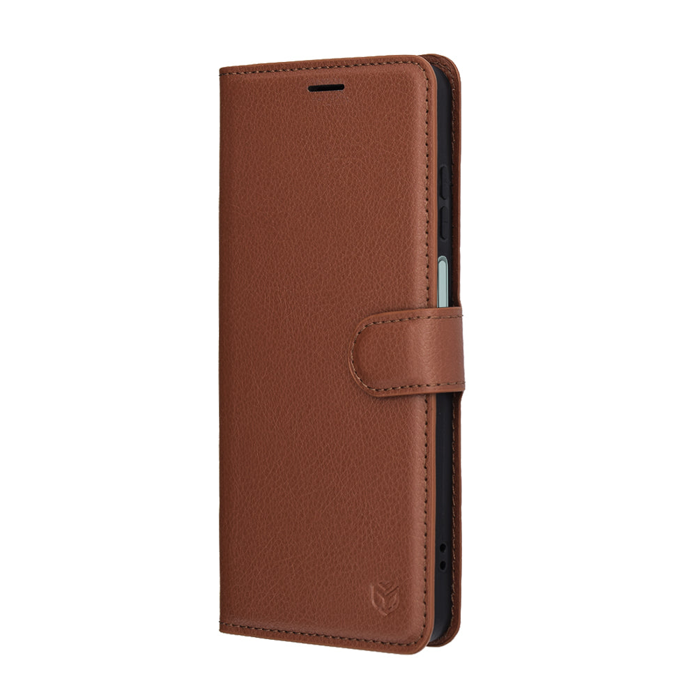 Калъф за Honor X5c Plus, Techsuit, Leather Folio, Кафяв