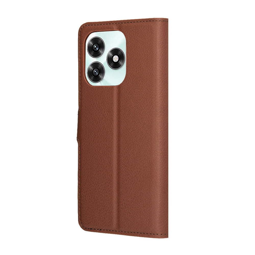 Калъф за Honor X5c Plus, Techsuit, Leather Folio, Кафяв