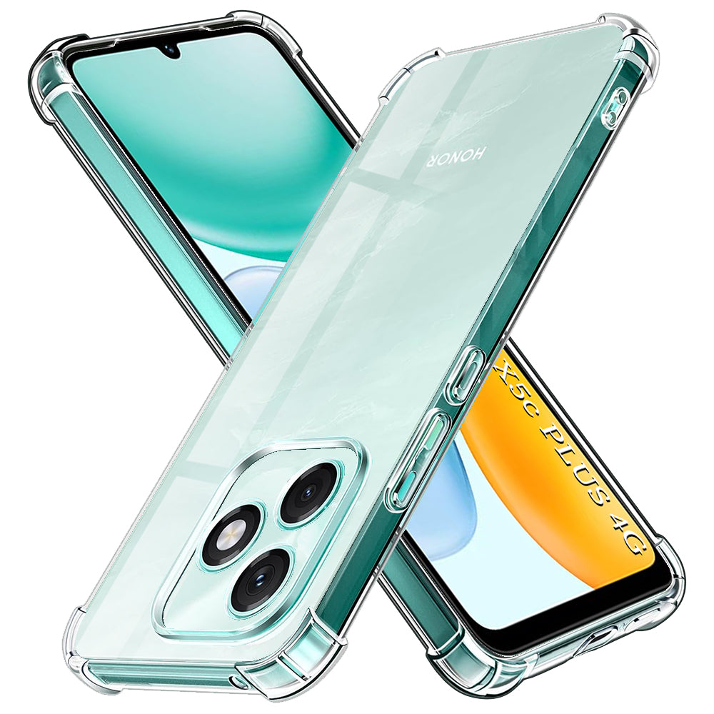 Калъф за Honor X5c Plus, Techsuit, Shockproof Clear, Прозрачен