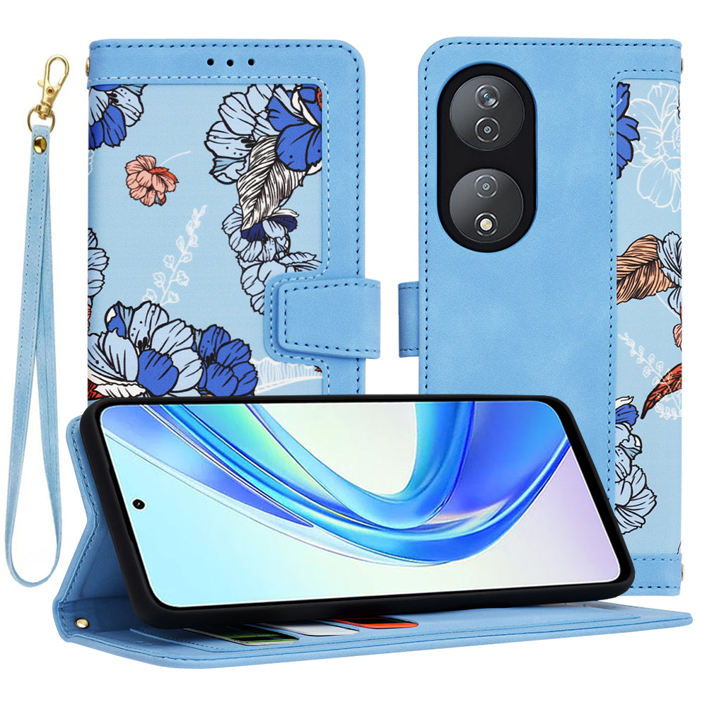 Калъф за Honor X7b 5G / 90 Smart / X7b 4G, Techsuit, FlipCraft, Син