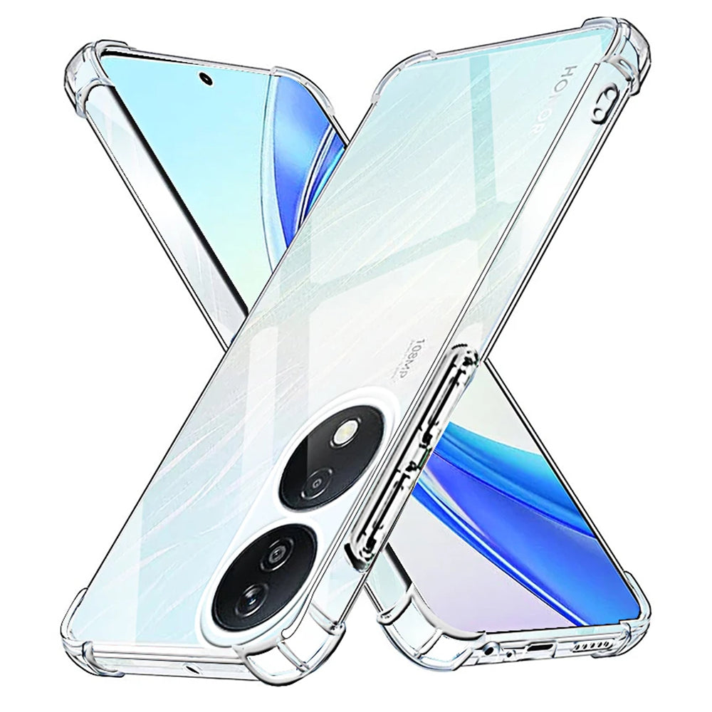 Калъф за Honor X7b 5G / 90 Smart / X7b 4G, Techsuit, противоударен прозрачен, прозрачен