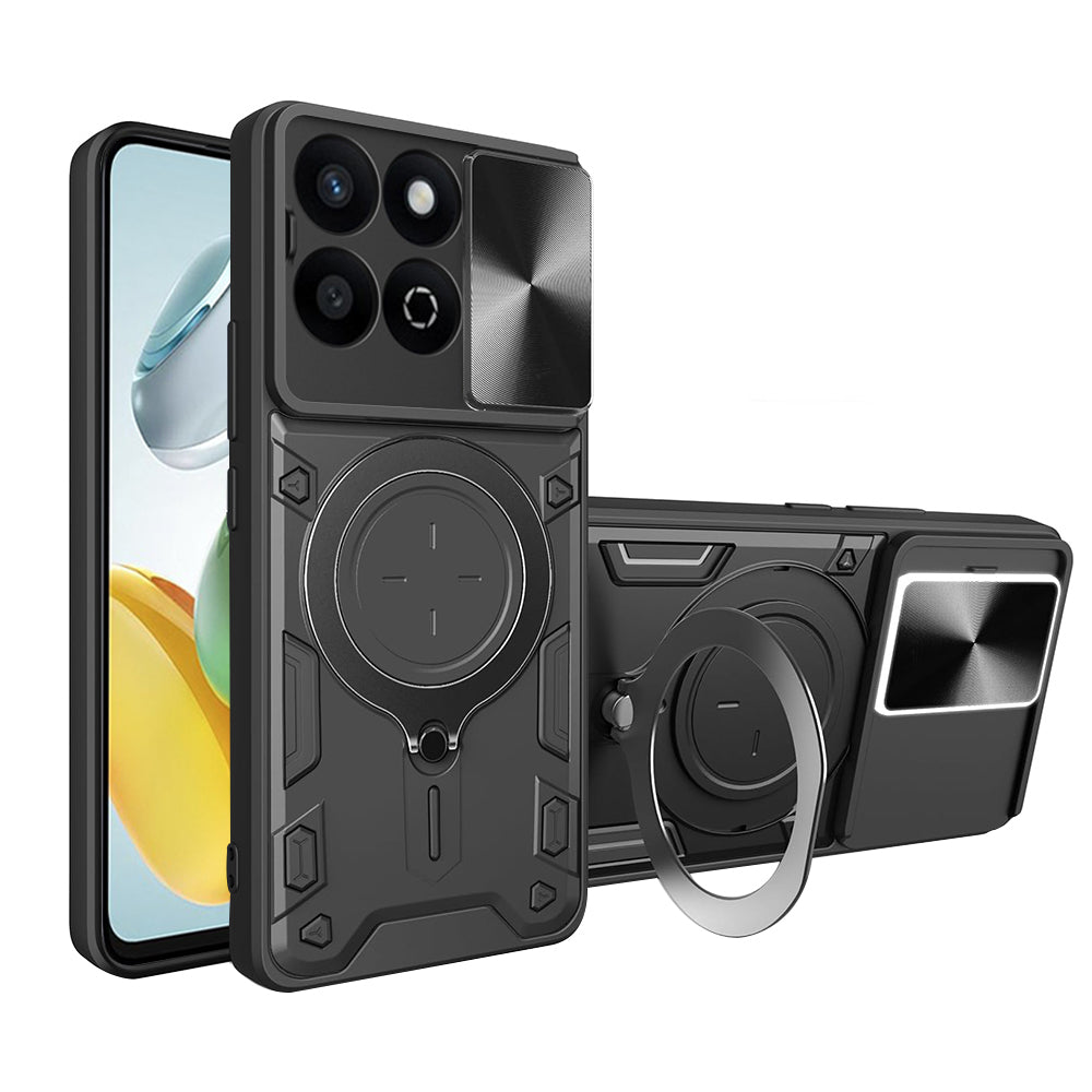 Калъф за Honor X7c / 200 Smart, Techsuit, CamGuard Pro, Черен