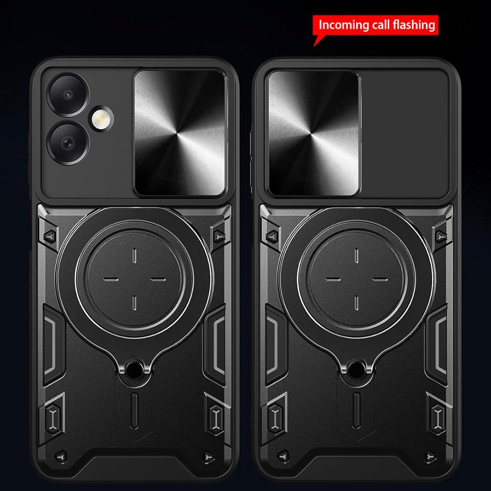 Калъф за Honor X7c / 200 Smart, Techsuit, CamGuard Pro, Черен