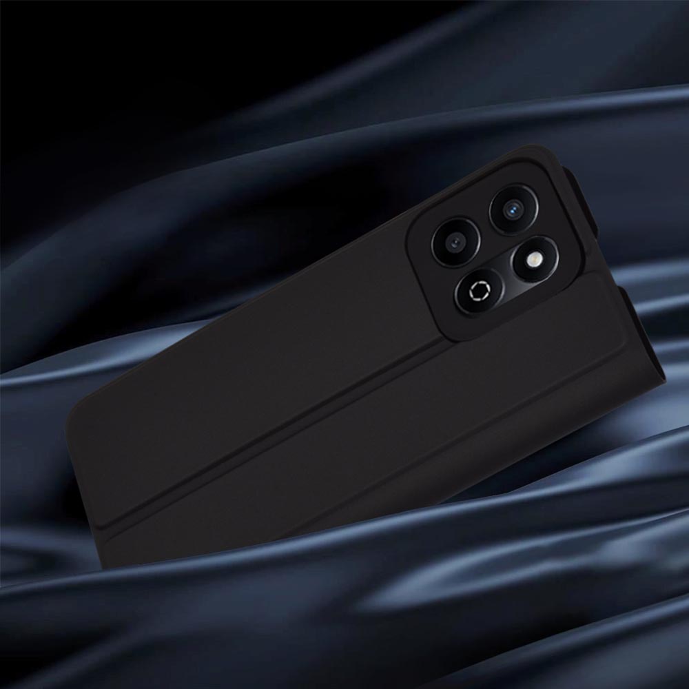 Калъф за Honor X7c / 200 Smart, Techsuit, Magskin Book, Черен