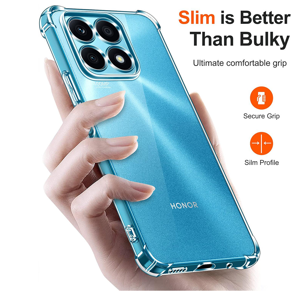 Калъф за Honor X8a, Techsuit, Shockproof Clear, Прозрачен
