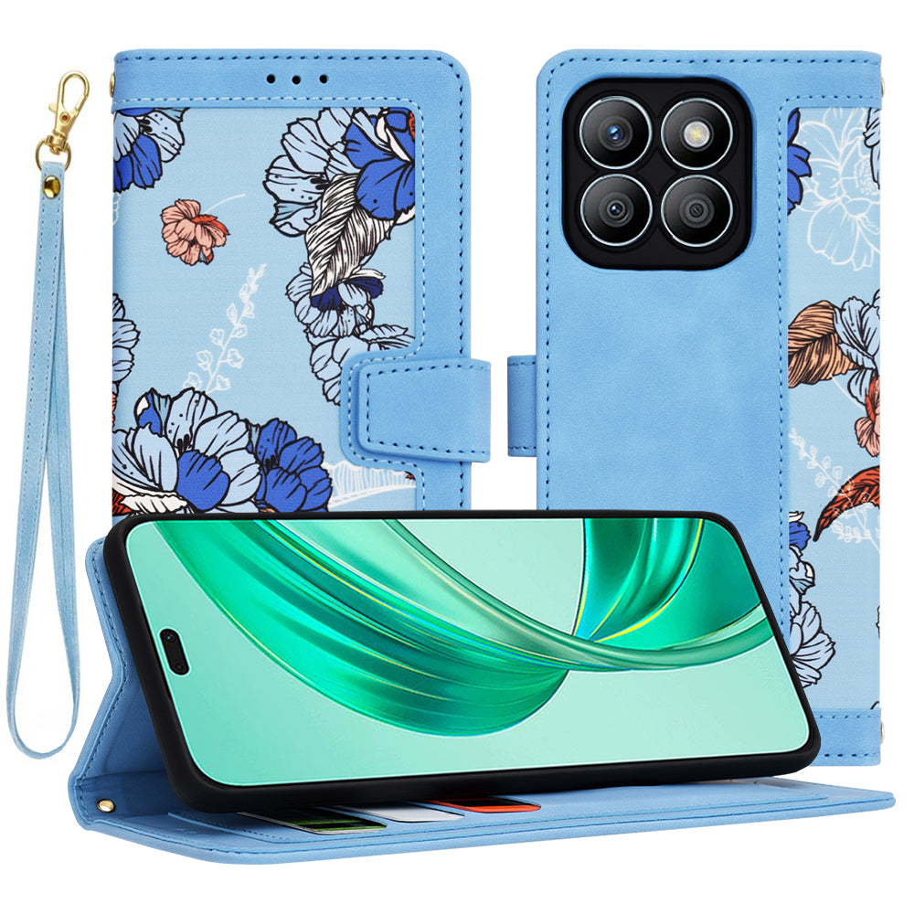 Калъф за Honor X8b, Techsuit, FlipCraft, Син