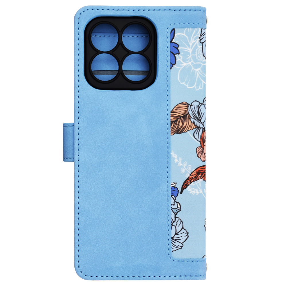 Калъф за Honor X8b, Techsuit, FlipCraft, Син