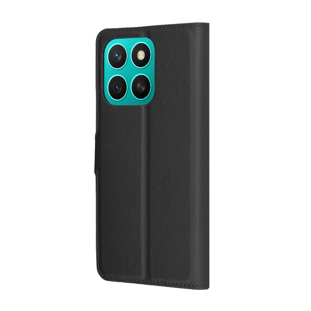 Калъф за Honor X8c, Techsuit, Leather Folio, Черен