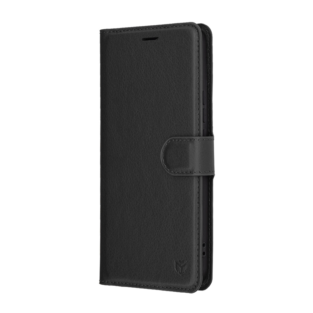 Калъф за Honor X8c, Techsuit, Leather Folio, Черен