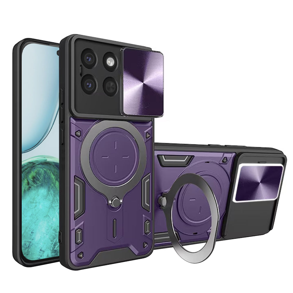 Калъф за Honor X8c, Techsuit, CamGuard Pro, Лилав