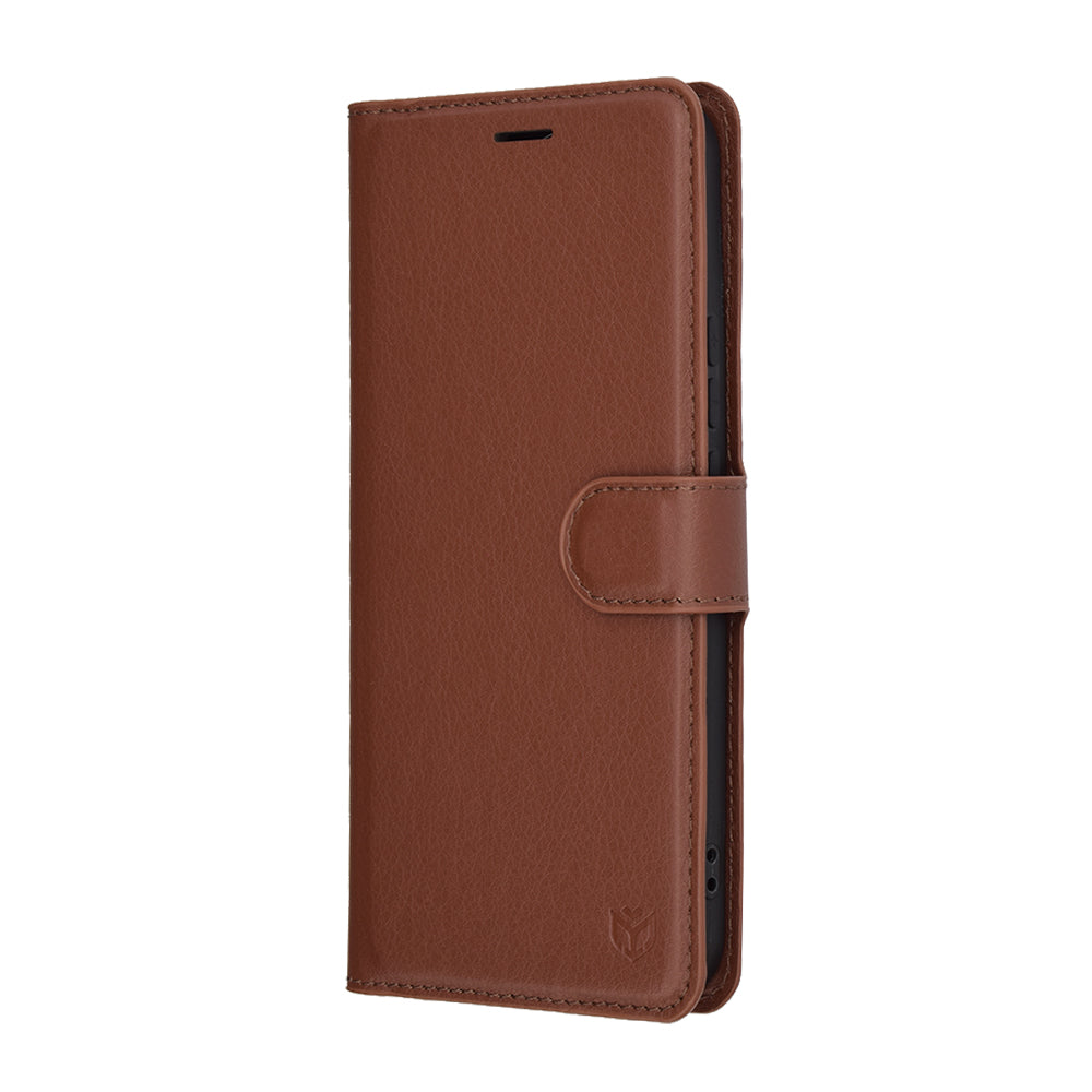 Калъф за Honor X8c, Techsuit, Leather Folio, Кафяв