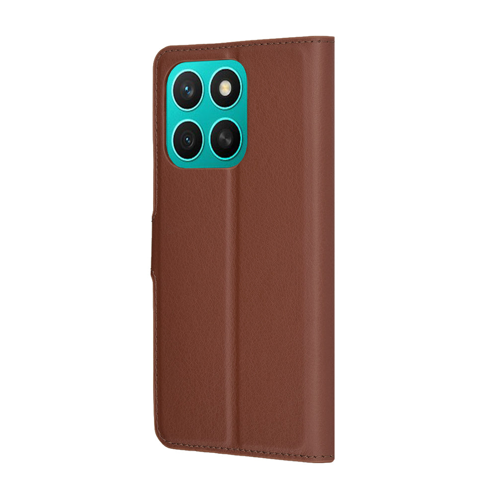 Калъф за Honor X8c, Techsuit, Leather Folio, Кафяв