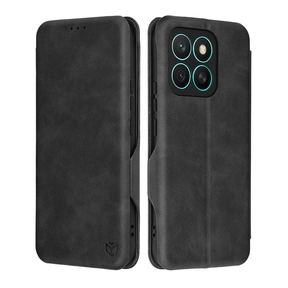 Калъф за Honor X8c, Techsuit, Safe Wallet Plus, Черен