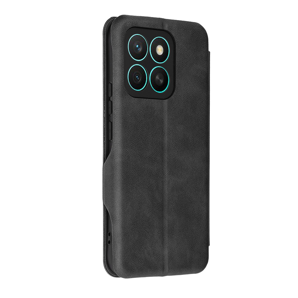 Калъф за Honor X8c, Techsuit, Safe Wallet Plus, Черен