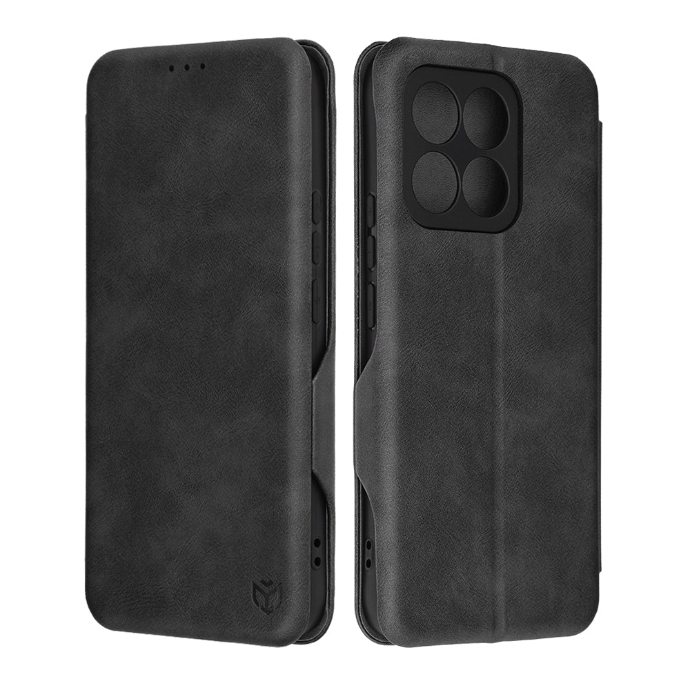 Калъф за Honor X8c, Techsuit, Safe Wallet Plus, Черен