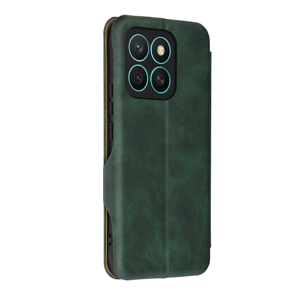 Калъф за Honor X8c, Techsuit, Safe Wallet Plus, Зелен