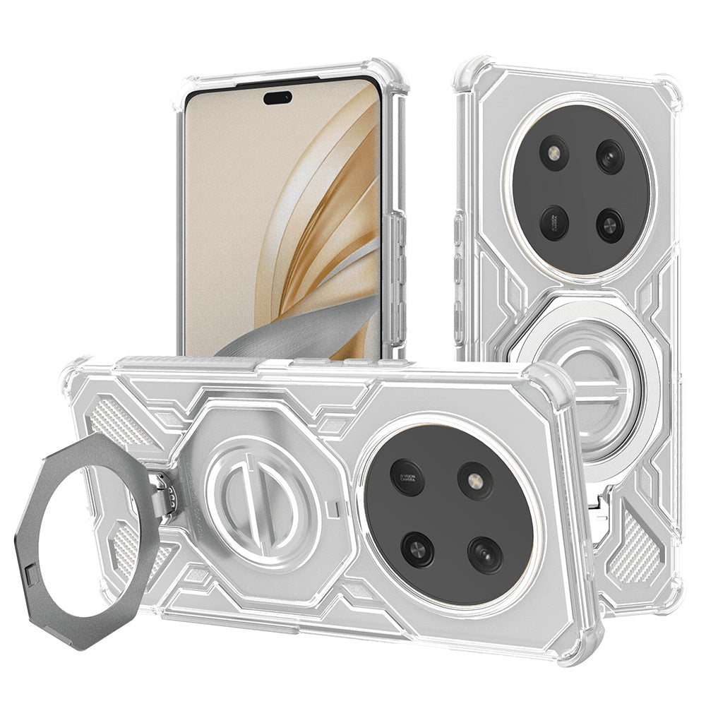 Калъф за Honor X9c / Magic7 Lite, Techsuit, Carbon Shield Pro, Бял