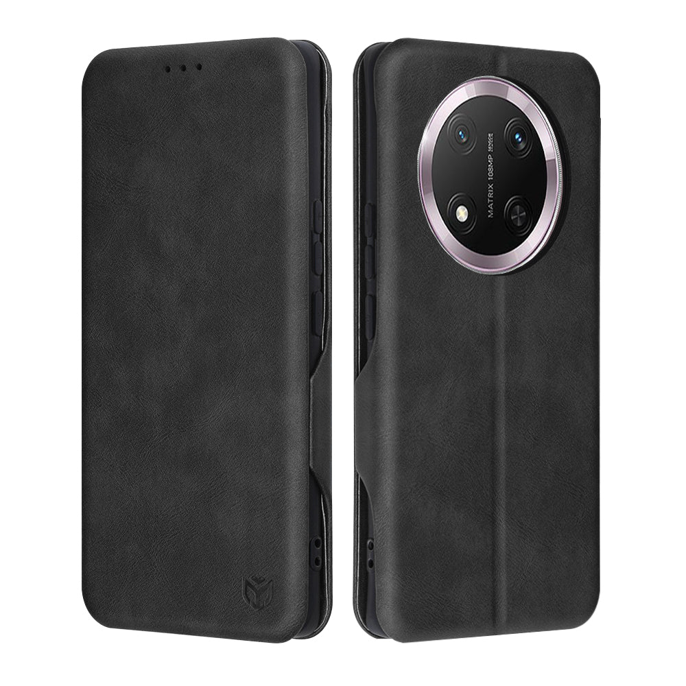 Калъф за Honor X9c / Magic7 Lite, Techsuit, Safe Wallet Plus, Черен