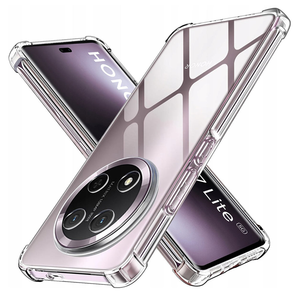 Калъф за Honor X9c / Magic7 Lite, Techsuit, противоударен прозрачен, прозрачен