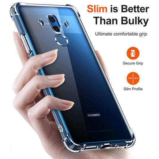 Калъф за Huawei Mate 10 Pro, Techsuit, Shockproof Clear, Прозрачен