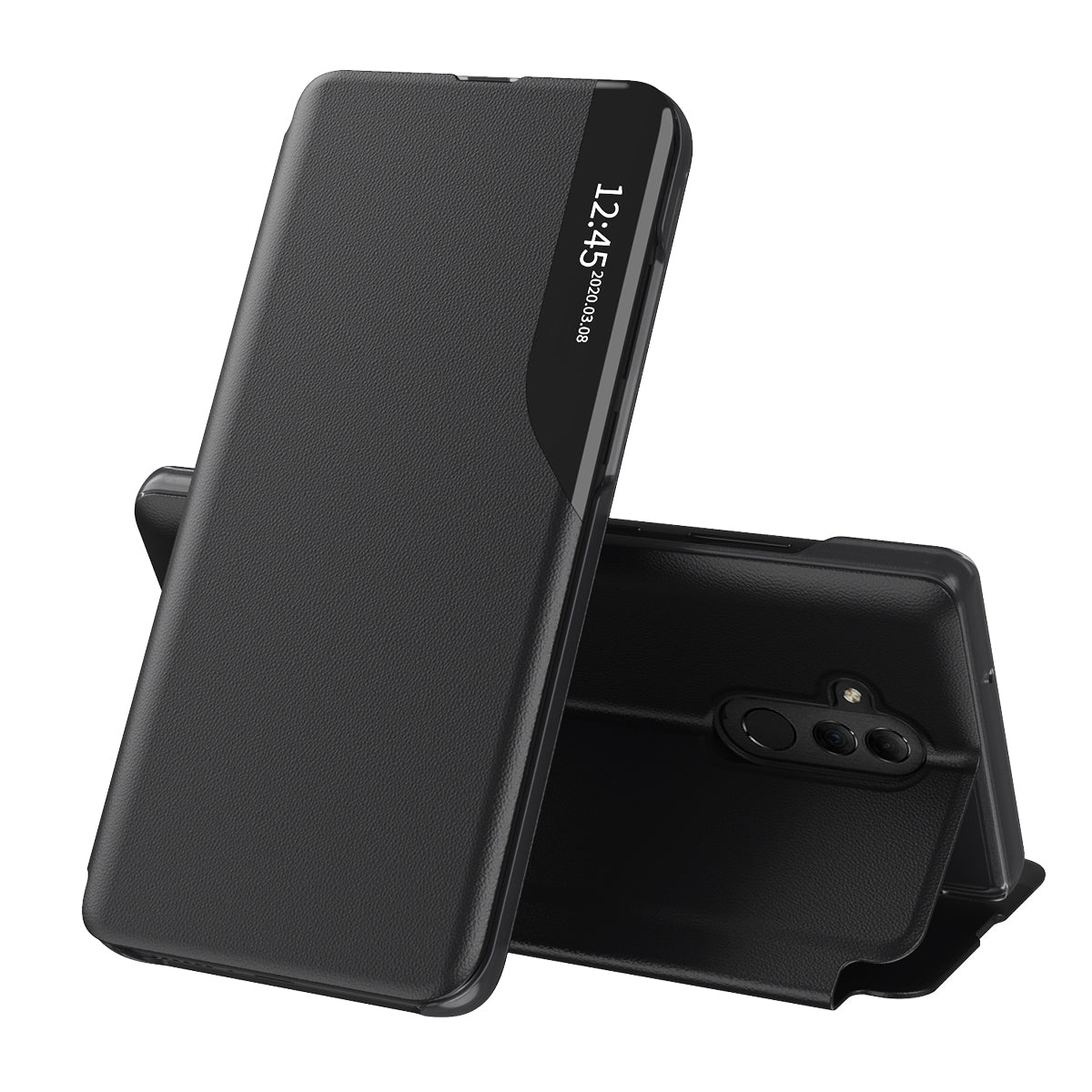 Калъф за Huawei Mate 20 Lite, Techsuit, eFold, Черен