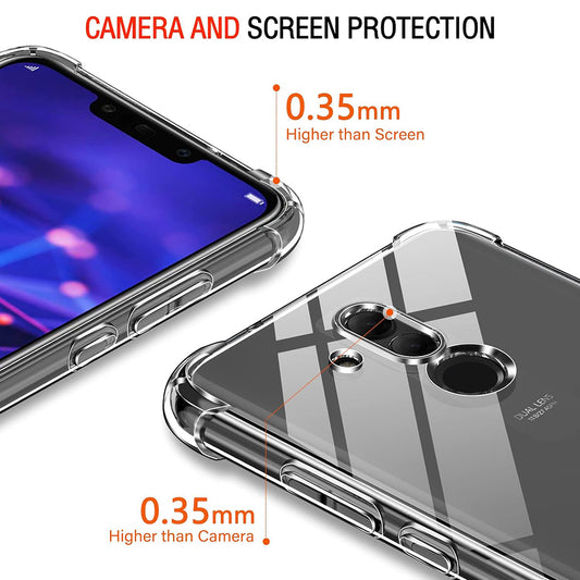 Калъф за Huawei Mate 20 Lite, Techsuit, Shockproof Clear, Прозрачен