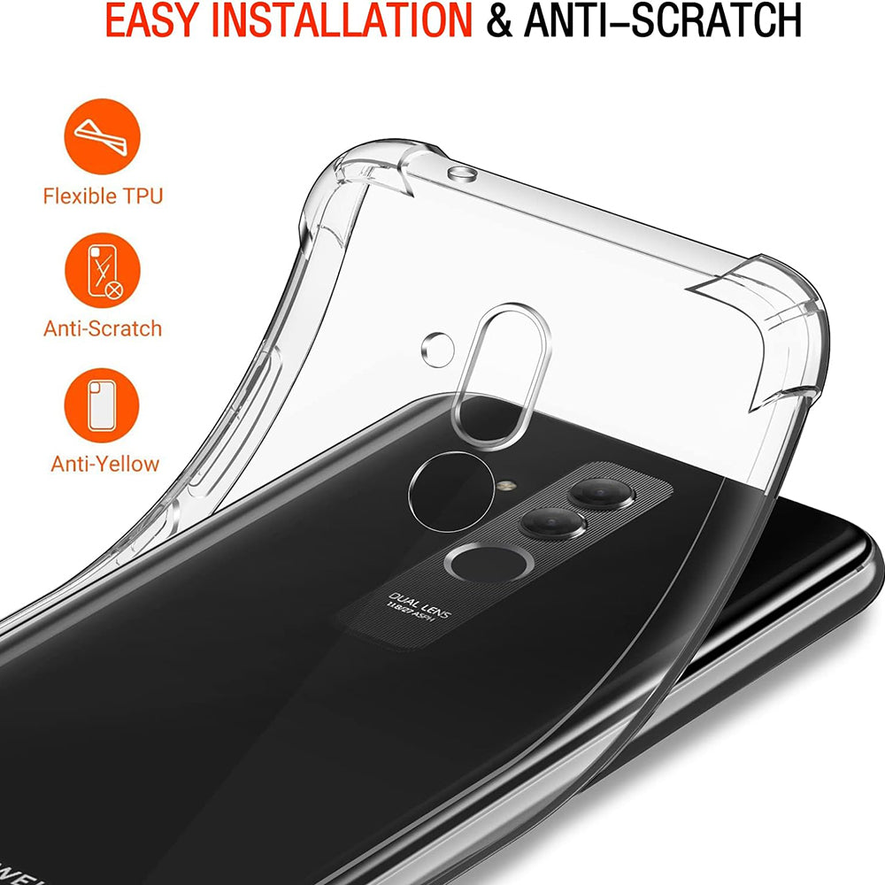 Калъф за Huawei Mate 20 Lite, Techsuit, Shockproof Clear, Прозрачен