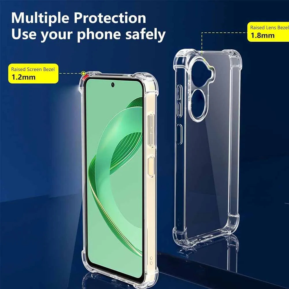 Калъф за Huawei nova 11 SE / nova 12 SE, Techsuit, противоударен прозрачен, прозрачен