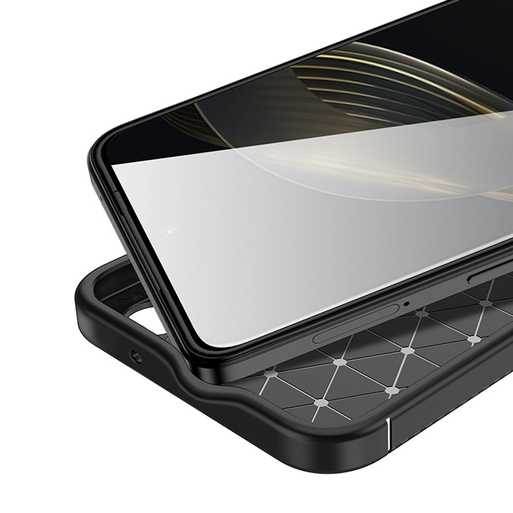 Калъф за Huawei nova 12s / nova 11, Techsuit, CarbonFiber, Черен