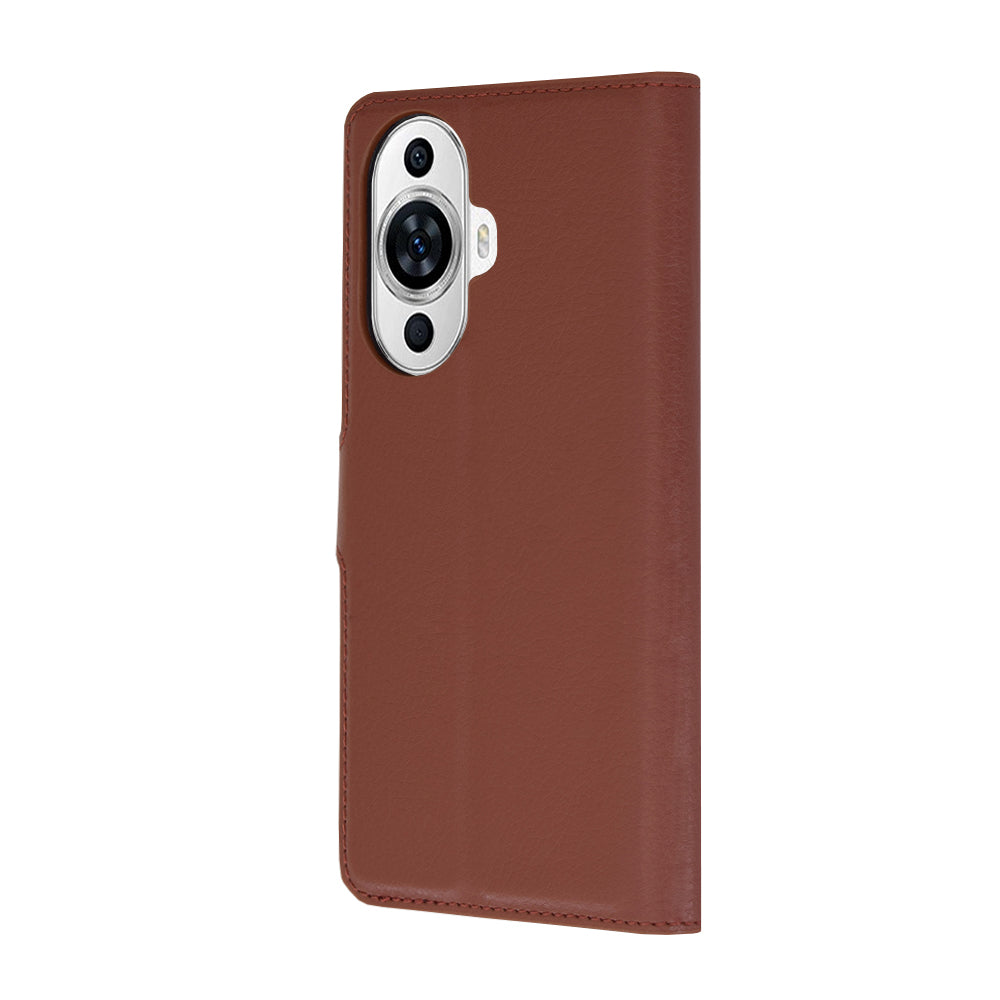 Калъф за Huawei nova 12s / nova 11, Techsuit, Leather Folio, Кафяв