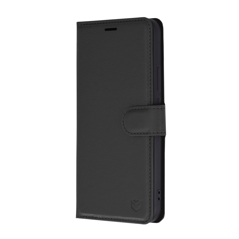 Калъф за Huawei nova 12s / nova 11, Techsuit, Leather Folio, Черен