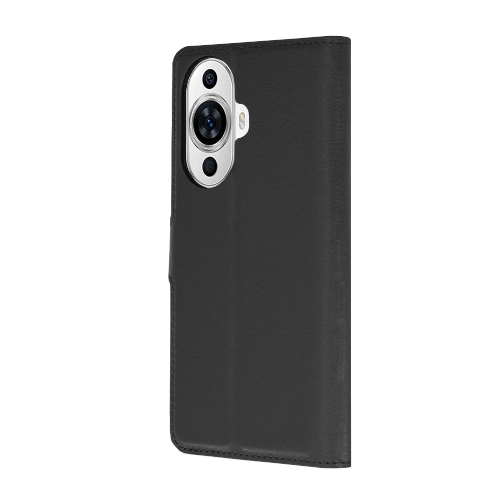 Калъф за Huawei nova 12s / nova 11, Techsuit, Leather Folio, Черен