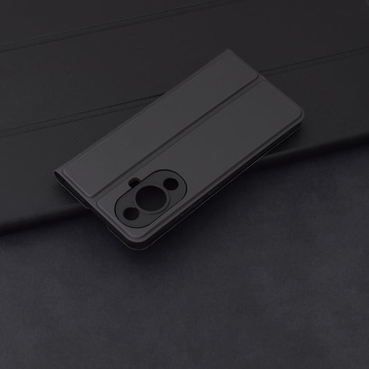 Калъф за Huawei nova 12s / nova 11, Techsuit, Magskin Book, Черен
