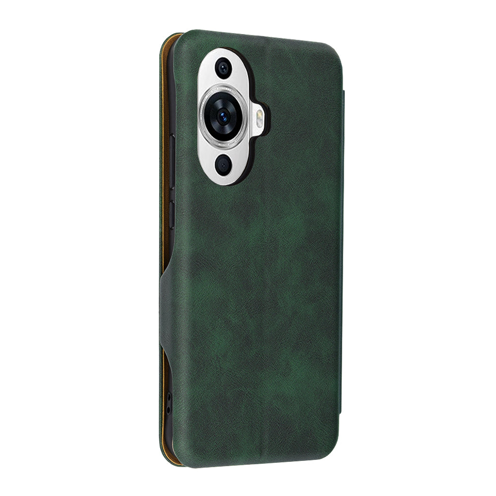 Калъф за Huawei nova 12s / nova 11, Techsuit, Safe Wallet Plus, Зелен